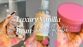 Luxury Vanilla Bean Shower Routine 🤍 Countdown to Valentine&rsquo;s Day + Signature Cocktail