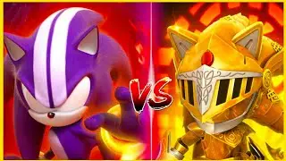 Darkspine Sonic (Lv. 14) Vs. Excalibur Sonic (Lv. 14) - Sonic Forces: Speed Battle