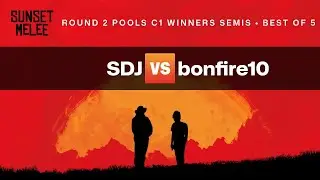Sunset Melee Round 2 Pools C1 Winners Semis &mdash; SDJ vs bonfire10 &mdash; Super Smash Bros. Melee
