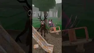 Deer in danger 🤢⚡ #99nightintheforest #usa #roblox #shorts