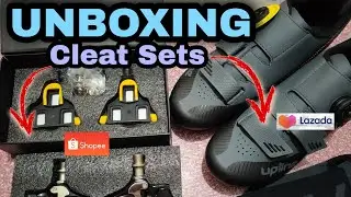 Budget Meal na Cleat Sets! Unboxing Cleat shoes and cleats pedal