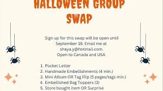 HALLOWEEN GROUP SWAP | Come check it out!