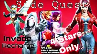 Side Quest (Legendary), Invade/Recharge path, Using 4 Stars Only