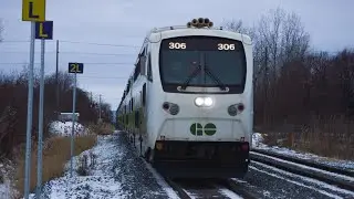 GO Transit Bombardier Cab Car 306 at Confederation GO || mateodev