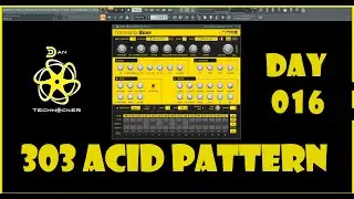 Acid melodic 303 pattern Day 16 #FlStudio21 #TransistorBass  #TB303 #roland303 #acid #Flstudio24