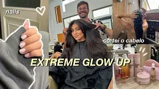 tendo meu glow up para uma NOVA FASE  || cortei o cabelo