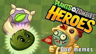 Jugando PVZ Heroes con memes
