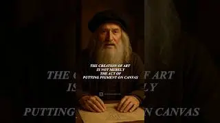 Leonardo da Vinci on the brilliance of art and innovation. #artandscience