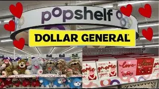 Dollar General POP SHELF | Valentines Day Shop with me 2022!