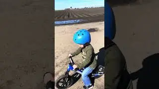 Strider!!! #balancebike #kidsbike #toddlers #bikes #bikeride #amazon #bikerider#bicycle #toddlerplay