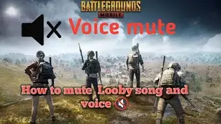 How mute Looby song and voice in bgmi game || #muteboy #bgmi #games 