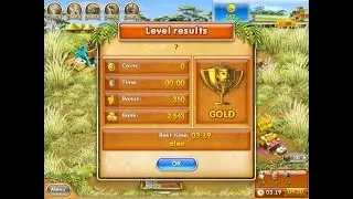 Farm Frenzy 3 only GOLD (level 7) playthrough Веселая ферма 3 (уровень 7) Золото