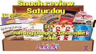 NITNSE Reviews: British snack box Jammy dodgers chocodile cookie