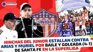 TRISTEZA TOTAL de MURIEL e hinchas JUNIOR en EL CAMP&Iacute;N | GOLEADA de SANTA FE en SUPERLIGA 2026 (4-1)