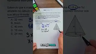 Quest&atilde;o dif&iacute;cil de geometria em concursos #vunesp #educacao #concursos #matematica  