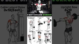 6 Ultimate Shoulder Workout to Transform Upper Body| #workout #shoulderworkout