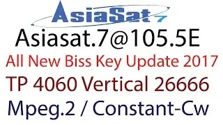 All New Biss Key Asiasat7@105 5 2017