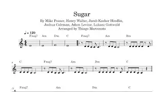 SUGAR (Maroon 5) | Lead sheet