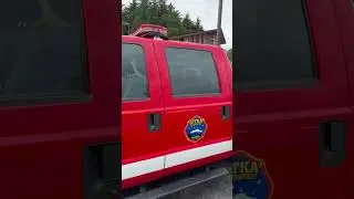 FIRE Department PICKUP TRUCK ALASKA!  #firetruck #shortvideo