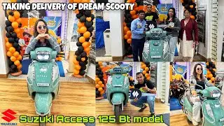 Finally Taking Delivery Of My Sisters Dream scooty 💥|| SUZUKI ACCESS 125😍✅️