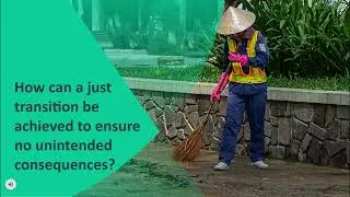 IDRC Module 4: Towards green jobs and a green economy​