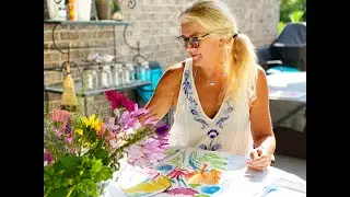 Kim's Art Class-Watercolor Flowers