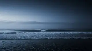 Healing Ocean Soundscape | Natural Soundscape for Emotional Balance at Night with Silent Beach Mood