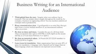 Certified Technical Writer - How to Approach Technical Writing for a Global Audience