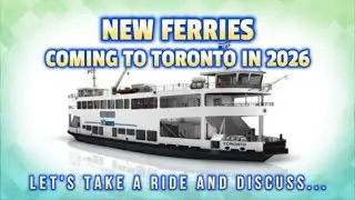 Toronto is Getting New Electric Ferries - Let's go on a Ferry ride to Centre Island and discuss.