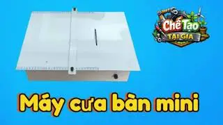 M&aacute;y cưa b&agrave;n mini tự chế. DIY Mini Table Saw.