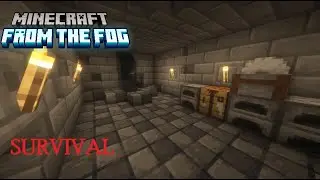 From The Fog: Building my base in minecraft *SCARY* | Minecraft