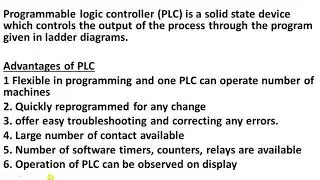 PLC definition , advantages and disadvantages