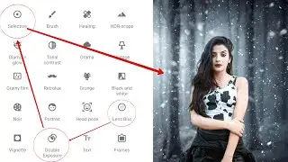 Snapseed Winter Snowfall Photo Editing | Winter Photo Editing Snapseed |Snapseed Photo Editing trick