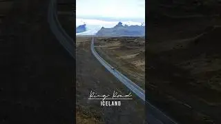 Ring Road in Iceland. This 190 mile Rt 1 road circles the entire country #shorts #iceland #ringroad
