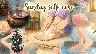 sunday self care shower routine 🚿✨
