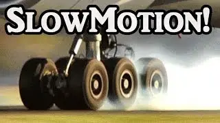 Slowmotion Landings (Boeing 777, Airbus A340, Boeing 757, ect) Full HD1080p