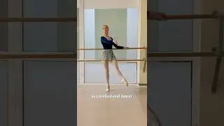 Урок балета для взрослых (сольный): ДЕНЬ 435 💃🏼🩰 #балерина #профессиональнаятанцовщица #урокитанцев