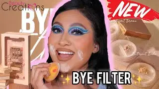 NEW! BEAUTY CREATIONS BYE FILTER LOOSE POWDERS | TRY ON REVIEW | GLAM BY GIGI