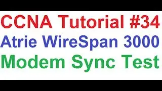CCNA 34_Atrie WireSpan 3000 Modem with LCD Display, Sync Test, 64Kbps xDSL T1/E1 Leased Line
