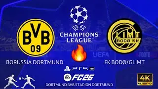 Borussia Dortmund vs FK Bod&oslash;/Glimt | CHAMPIONS LEAGUE 🔥 | FC26 Simulation | PS5&trade;