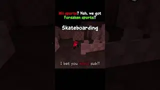 Wii Sports? Nah, we got Forsaken Sports!! || #roblox #forsaken #fyp