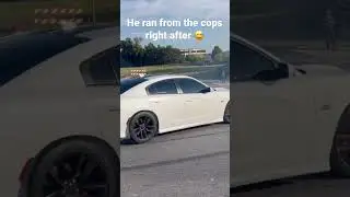 Dodge Charger donuts in intersection 😅