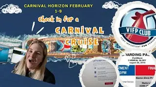 Как зарегистрироваться на круиз Carnival