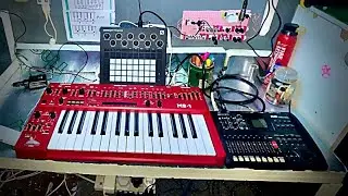 My New Behringer MS-1 & New Novation Circuit Tracks : 4am Synth Jam / Jamuary 2025