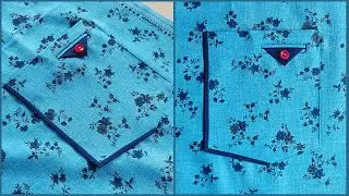 new model pocket design || sew a  designer pocket ||