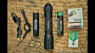 Unboxing, Review & Beamshots: Nextorch TA30 2019 1300 Lumens Tactical Flashlight.