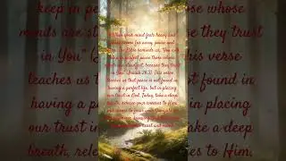 Find Peace in God During Anxiety | 30-Second Mental Wellness & Faith Reminder #findingpeace