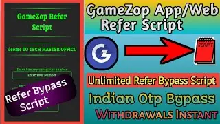 Gamezop App Otp Bypass Refer Script || Gamezop Refer Script || #shorts