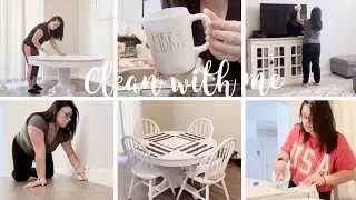 CLEAN WITH ME// DITL SAHM🧹