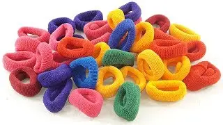 amazing decorating idea Out off Hair rubber band | DIY art and craft | DIY HOME DECO